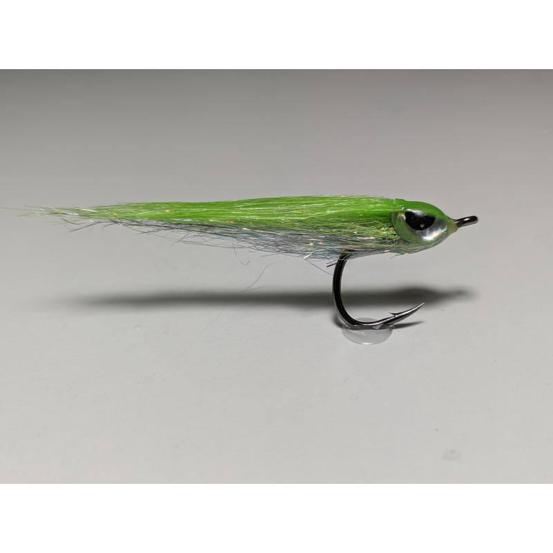 streamer bait fish chartreuse