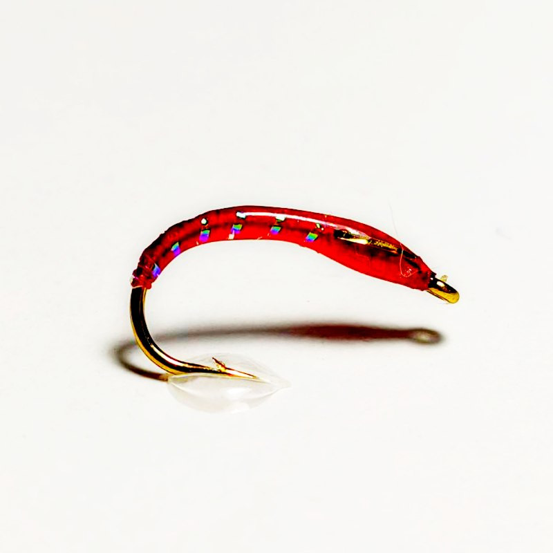 Fly Buzzer Red Nymph for trout and grayling