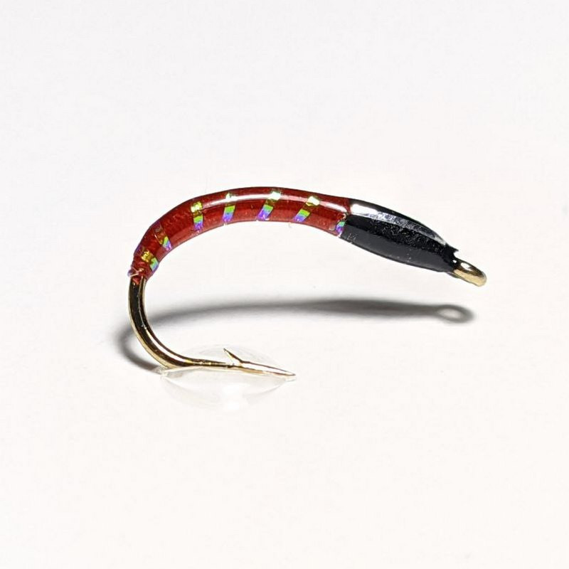 Fly Buzzer Red Black Nymph