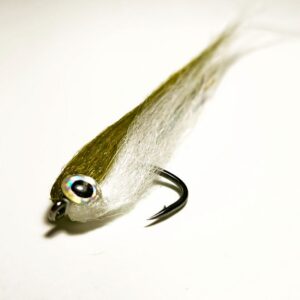 Streamer Baitfish Imitation - White/Olive