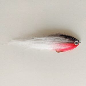 Streamer for Pike White Black Red
