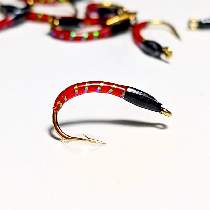 Fly Buzzer Red Black Nymph — изображение 2
