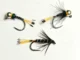 Black Pennell wet nymph fly for fly fishing